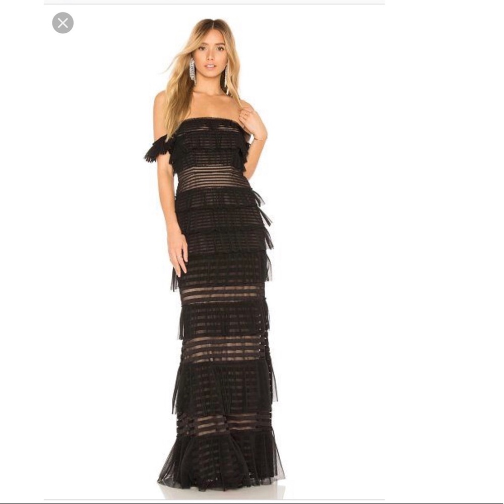 BGBG MaxAzria Elora Off the Shoulder Gown
